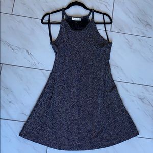 Black Sparkly Short Dress